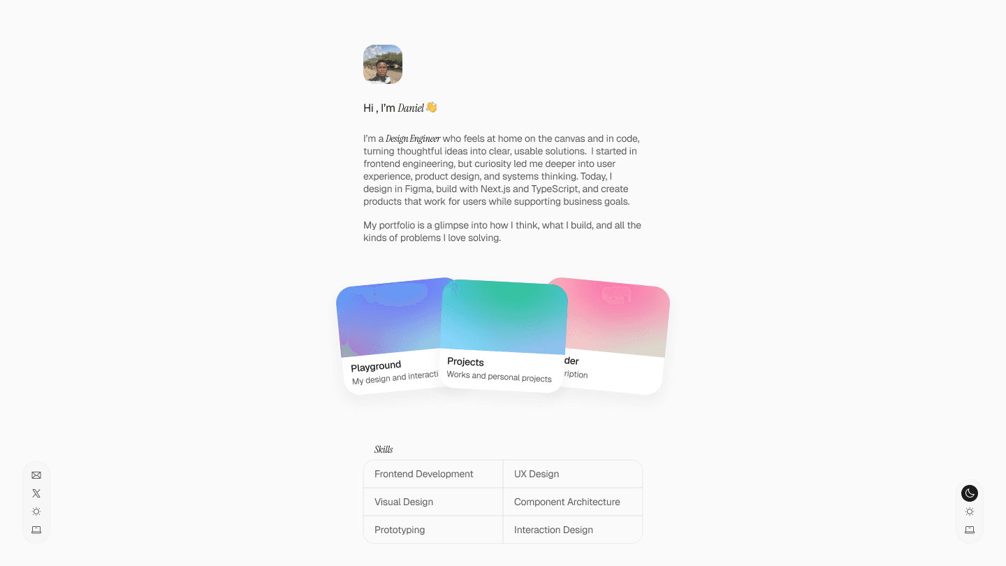 The previous website and the main limitations that prompted the redesign.